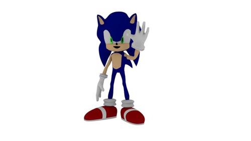 Sonic Rigged V1(made by VaughnTEDS) preview image